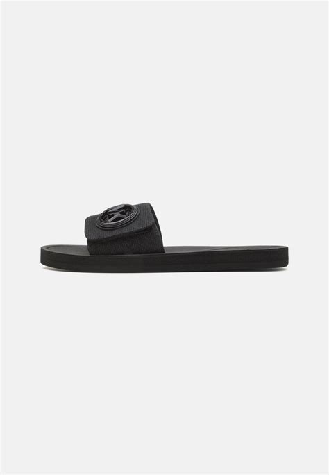 michael kors charm slide|michael kors leather slides.